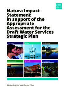 Natura Impact Statement in support of the Appropriate Assessment for the Draft Water Services