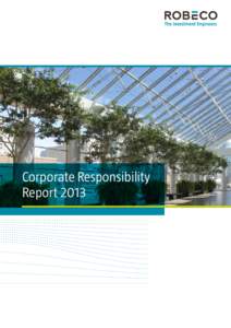 Corporate Responsibility Report 2013 Contents 1.	Introduction