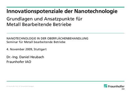 Microsoft PowerPoint - Heubach Nano Oberflächenbehandlung WiMi BaWü [removed]ppt [Schreibgeschützt]