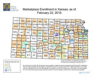 Marketplace Enrollment in Kansas, as of February 22, 2015 Cheyenne Rawlins