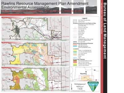 Visual Resource Management Alternative Considerations Existing Infrastructure and Rights-of-Way Fremont Sublette County