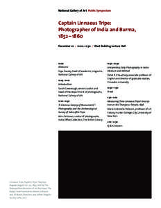 Captain Linnaeus Tripe: Photographer of India and Burma