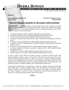 Initiative / Petitions / Democracy / Oregon Ballot Measure 59 / California Proposition 10 / Popular sovereignty / Direct democracy / Elections