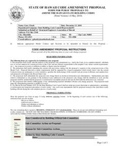 Microsoft Word - STATE OF HAWAII CODE AMENDMENT - Rooftop Panels.doc