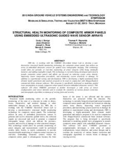 Sensors / Energy / Transducers / Ultrasound / Nondestructive testing / Waves / Acoustics / Ultrasonic transducer / Structural health monitoring / Tomography / Sensor array / Lamb waves