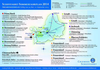 Schifffahrt-Sommerfahrplan[removed]a d w ●