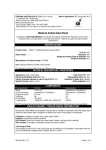 Prevention / Dangerous goods / Propylene glycol / Hazchem / Potassium nitrate / GHS precautionary statements / Chemistry / Safety / Household chemicals