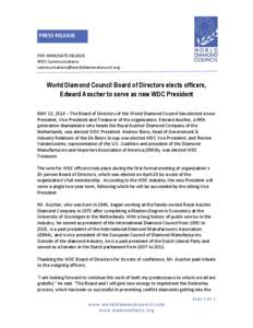 PRESS RELEASE  FOR IMMEDIATE RELEASE WDC Communications [removed]