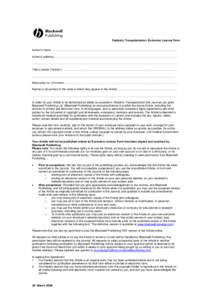 NANA Licence agreement  (SR6643.DOC;1)
