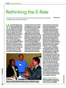 ALA | Special Report  Rethinking the E-Rate W