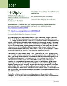H-Diplo Article Review No. 450