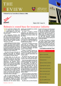 THE REVIEW Published by the Central Bank of Bahrain (CBB) March 2013 Issue 34