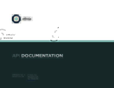 ethnio  ® API DOCUMENTATION
