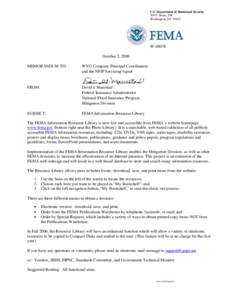 Microsoft Word - FEMA Info Res Library[removed]point.doc