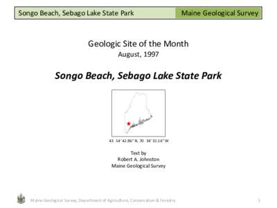 Sebago Lake / Songo / Songo River / Brandy Pond / Maine / Portland – South Portland – Biddeford metropolitan area / Geography of the United States