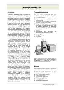 Microsoft Word - Mass Spectrometry Unit-Agilent 1100 Series.doc