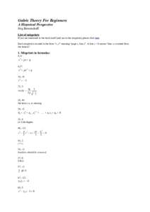Mathematics / Field theory / Algebra / Field / Polynomials / Equations