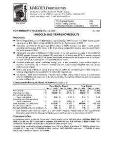 Microsoft Word - 4th quarter 2005 Financial Statements Final.doc