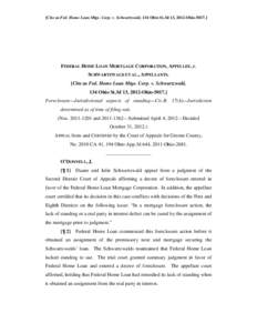 Business / United States housing bubble / Real property law / Property law / MERS / Foreclosure / Citation signal / Wells Fargo / Security interest / Law / Mortgage / Private law