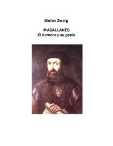 Stefan Zweig MAGALLANES El hombre y su gesta