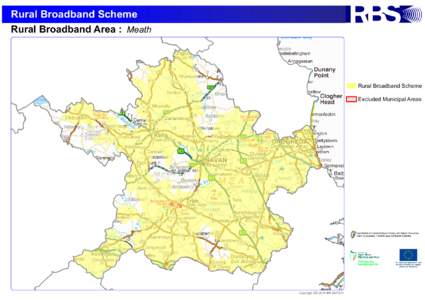 Rural Broadband Scheme Rural Broadband Area : Meath Rural Broadband Scheme Excluded Municipal Areas