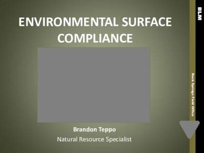 Environmental Surface Compliance