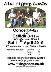 Microsoft Word - 3 Tuns ceilidh poster.doc