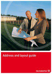 Address and layout guide  Contents
