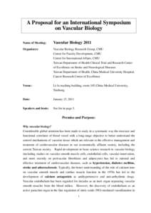 Microsoft Word - Vascular Biology Symposium Funding Proposal application.doc