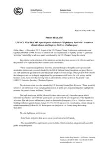 Climate change / Climate change policy / International relations / Adaptation to global warming / The Adaptation Fund / Kyoto Protocol / Christiana Figueres / Forest Day / Post–Kyoto Protocol negotiations on greenhouse gas emissions / United Nations Framework Convention on Climate Change / Environment / Carbon finance