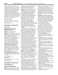 [removed]Federal Register / Vol. 71, No[removed]Monday, August 7, [removed]Notices site: www.fs.fed.us/r1/wmpz. CD (Compact Disk) copies of the Plans have