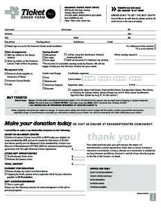 Krannert Center Order Form[removed]