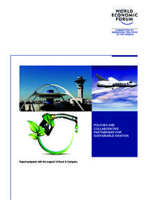 Policies and collaborative PartnershiP for sustainable aviation  Report prepared with the support of Booz & Company