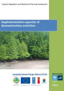 Coastal Adaptation and Resilience Planning Component  Implementation capacity of demonstration activities  October