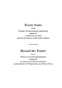 Treaty Series Treaties and internationalagreements registered