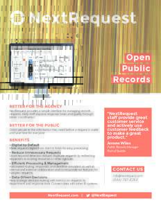 NextRequest Explore 8,317 requests and counting. Open Public Records