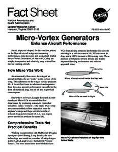 Fact Sheet National Aeronautics and Space Administration Langley Research Center Hampton, Virginia[removed]