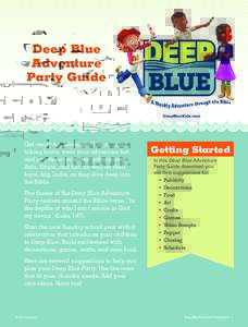 Deep Blue Adventure Party Guide DeepBlueKids.com