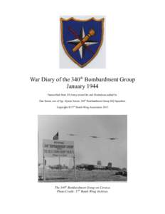 World War II / Military / RAF Polebrook / 340th Weapons Squadron / 340th Flying Training Group / Twelfth Air Force / Military organization