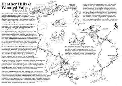 YOUTH HOSTEL  At main road (A286) turn right along pavement. Pass All Saints