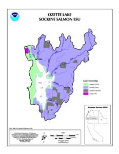 Ozette Lake Sockeye Salmon ESU map