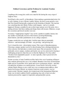 Middle States Association of Colleges and Schools / Freedom of expression / Social philosophy / Human behavior / Speech code / Foundation for Individual Rights in Education / Hate speech / Academic freedom / Sexual harassment / Political correctness / Ethics / Censorship