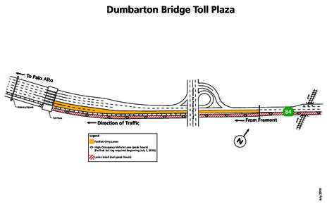 Dumbarton Bridge Toll Plaza  Toll Plaza SPR