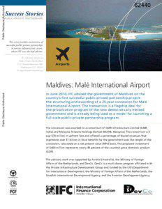 Maldives / Hulhulé Island / Malaysia Airports / Maldivian / Airport / Malé / Asia / Transport / Ibrahim Nasir International Airport