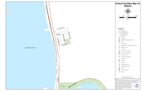 Critical Facilities Map 10: Wallula 0  µ