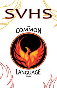 THE  BOOK SVHS: The Common Language Book First Published ~ August 2011