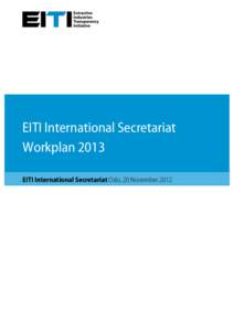 Microsoft Word - EITI International Secretariat Work plan 2013.docx