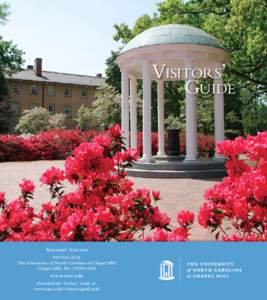 Visitors’ Guide Visitors’ C enter[removed]The University of North Carolina at Chapel Hill
