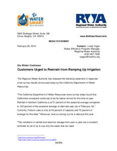 Microsoft Word - RWA Response to DWR March Snow Survey[removed]doc