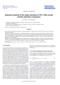 Astronomy & Astrophysics A&A 496, L13–L16[removed]DOI: [removed][removed]